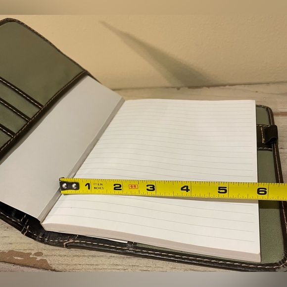 Spirit of St. Louis Bi-Fold Writing Note Pad Folio Leather Portfolio - Picture 9 of 11